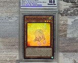 2021 Yugioh Tellus The Little Angel Super Rare CC&amp;G Graded 10 Card Yu-Gi... - $29.69