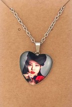 Kpop Korean Idol Group Jennie-2 Picture Silver Stainless Necklace Chain Pendant - £3.91 GBP