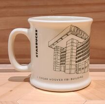 Starbucks 2015 J. Edgar Hoover FBI Building 14 Oz. Mug Made In USA RARE - $267.91 CAD