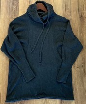 Women&#39;s Cynthia Rowley Gray Cowl Neck Sweater Size Large Euc - £22.15 GBP