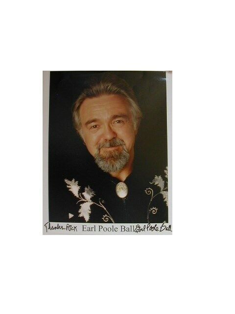 Earl Poole Ball Press Kit and Signed Photo - $27.50