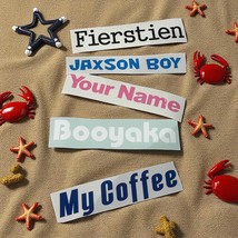 Custom Text Vinyl Decals - Build Your Own Decals - Personalized Decals- ... - $67.78 MXN+