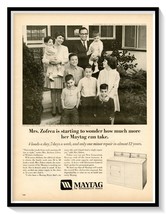 Maytag Washing Machines Mrs. Zofrea Print Ad Vintage 1969 Magazine Adver... - $180.80 MXN
