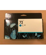 HP 72 130-ml Cyan DesignJet Ink Cartridge (C9371A) Sealed FREE SHIP 06/2017 - $17.81