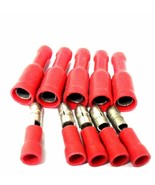 Pack of (5) Calterm 61359 Bullet Set Crimp-On Terminals Red 22-18 Gauge - $20.36 CAD