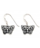 .925 SILVER BUTTERFLY DANGLE EARRINGS - $14.97 CAD