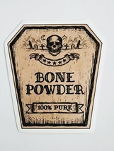 Bone Powder 100% Pure Label Looking Halloween Theme Sticker Decal Embellishment - £1.74 GBP