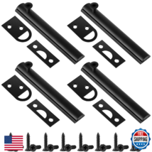 Lothee 4PCS Solid Brass 6" Surface Bolt Door Slide Latch Lock Security - $50.32