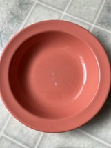 Buffalo China Bowl Restaurant ware Soup Salad Pasta Bowl Pink Peach Bright - $24.99