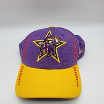 Harlem Wizards Hat Cap Adjustable Basketball Team One Size Purple Gold - £10.37 GBP