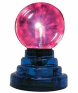 Disco Fever Plasma Light Ball Glass Globe  Sphere Nebula Lighting Electr... - $19.79