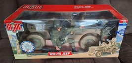 2001 GI JOE Willy&#39;s Jeep Limited Edition W/ Action Figure, .30 Cal &amp; More Sealed - £159.87 GBP