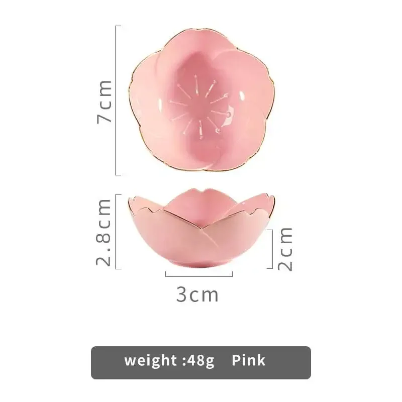 Sakura Ceramics Dish Nordic Style Small Dish Gold Border Seasoning Plate... - $8.72 CAD