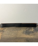 NWOT Hook Loop Basket Weave Pattern Leather Black Inner Duty Belt Mens 3... - $39.57 CAD