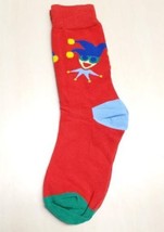 Red Jester Socks Novelty Unisex 6-12 Crazy Fun SF20 - £6.20 GBP