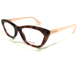 PRADA Eyeglasses Frames VPR 03Q UE0-1O1 Brown Tortoise Clear Pink 52-18-140 - £100.60 GBP