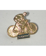 Vintage Schwinn Bicycle dealer promo pin bike rider - €12,24 EUR