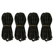 4 pairs 5mm Thick Heavy duty Round Hiking Work Boot Shoe laces Military Strings - £8.75 GBP