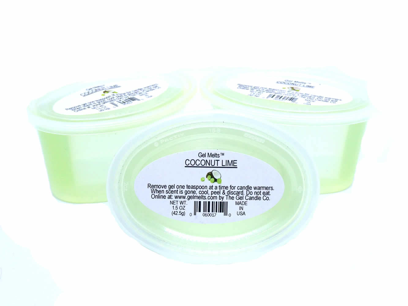 Primary image for Coconut Lime scented Gel Melts for tart/oil warmers - 3 pack