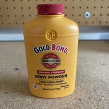 Gold Bond Medicated Body Powder Original Strength 4 oz WITH TALC, Discon... - $24.99