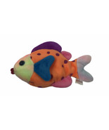 Ty Beanie Babies Original Collection Lips The Fish 1999 Polka Dot Orange - £7.05 GBP