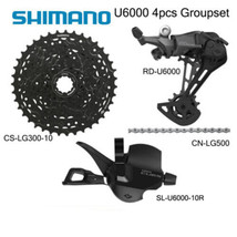 Shimano CUES U6000 10 Speed Groupset Cassette Shifter Rear Derailleur Chain - £102.38 GBP