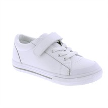 Footmates kid&#39;s reese sneakers in White Leather - £38.32 GBP