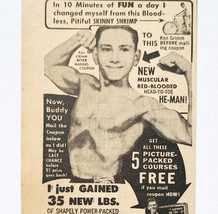 1954 Jowett Institute Bodybuilding Advertisement Muscle Fitness Vintage ... - $19.99