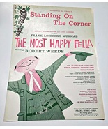 Standing on the Corner  The Most Happy Fella  Musical Sheet Music  1956 - £5.47 GBP
