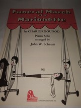 1966 Funeral March of a Marionette Sheet Music by Gounod Great artwork! - $49.99
