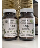 LARGER 250 Vegan Tablets Natural Nutra Kelp with Iodine Exp 03/11/25  2pack - $887.77 MXN