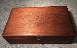 Black Ripe Broad Leaf Cigar Tobacco Cigar Wood Box Nice Shape - £15.94 GBP