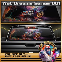 Wet Dreams Biker Series 001 Truck Back Window Graphics - £44.00 GBP+