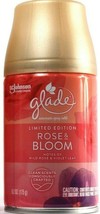 1 Ct SCJohnson Glade Limited Edition Rose &amp; Bloom  Room Deodorizer Refill 6.2oz - £13.36 GBP