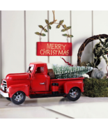 Red Metal Truck Kids Gift Party Decoration Table Top Decor for Home - $363.42 MXN
