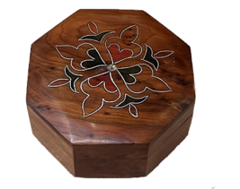 Burlwood box- Jewelry Box - Moroccan Jewelry Box- Burlwood jewelry box- Burlwood - £43.92 GBP