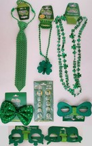St. Patrick’s Day Ties, Necklaces, Bow Ties, Eye Glasses &amp; Buttons  Sele... - £2.39 GBP
