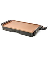 CRUX Electric Griddle with Nonstick Ceramic Coating, Cool-Touch Handles,... - £74.89 GBP