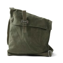 Vintage Swedish M59 gas mask bag satchel shoulder bag 60-70s military carry - £11.80 GBP