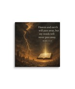 Mark 13:31 Bible Verse Canvas – Heaven &amp; Earth Will Pass Away - $56.50+