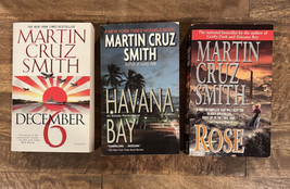 LOT of 3 Martin Cruz Smith Paperback Books Havana Bay Rose December 6 - £9.77 GBP