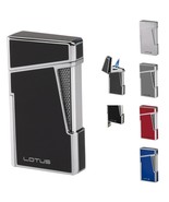 Lotus Apollo Cigar Lighter Twin Flames Single Action Metal w/ Punch Choose Color - $87.99