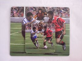 Lesser &amp; Pavey A Life Football Mousemat &amp; Coaster - $3.98