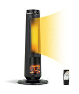 1500W PTC Fast Heating Space Heater for Indoor Use-Black - Color: Black - $213.54 CAD