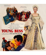 1953 Young Bess Movie Advertisement Jean Simmons Queen Elizabeth Film DW... - €25,60 EUR