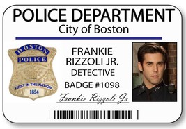 Frankie Rizzoli Jr From Rizzoli &amp; Isles Name Badge With Pin Fastener Halloween C - $15.99