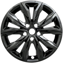 One Single 2019-2022 Chevy Malibu Lt 17&quot; Gloss Black Wheel Skin # IMP-440BLK New - £27.53 GBP