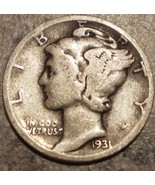 1931-D Silver Mercury dime - rare date! - $9.50