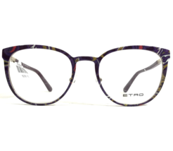 Etro Eyeglasses Frames ET2115 510 Purple Green Gold Paisley Cat Eye 53-20-140 - £58.99 GBP
