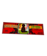 Vintage 1960&#39;s SMALL BLACK ZINFANDEL LABEL Victor Fruit Growers Black Am... - $1,416.02 MXN